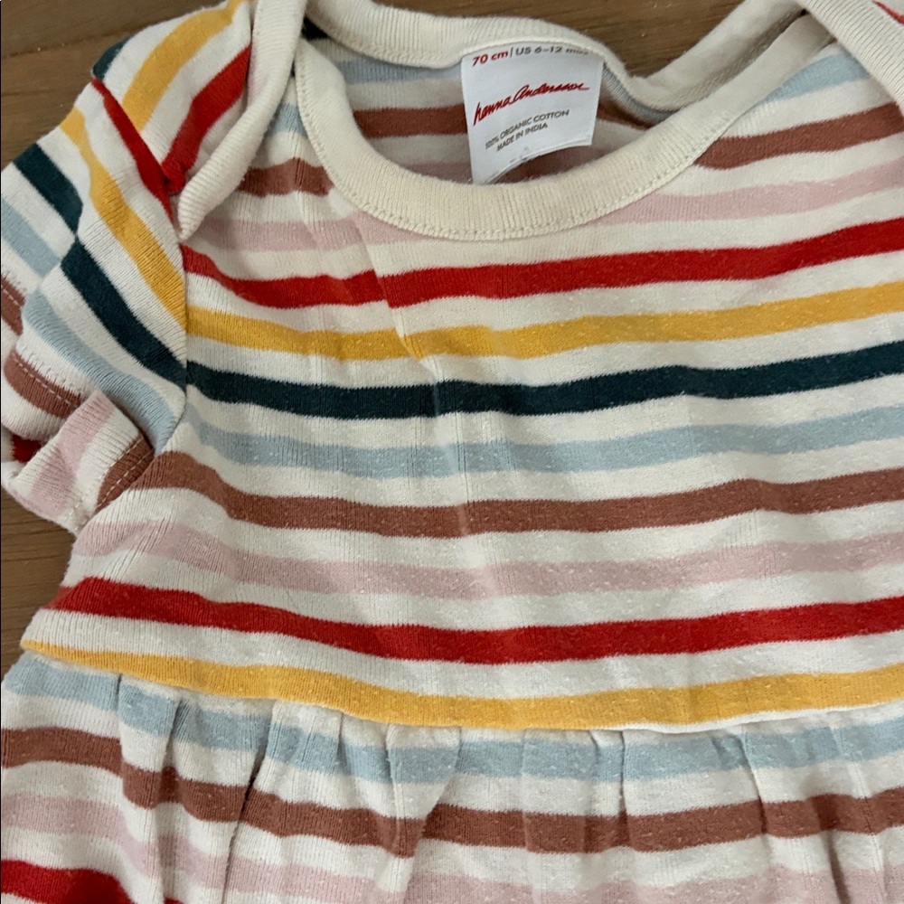 Hanna Andersson Colorful Striped Baby Outfit Set - Picture 3 of 6